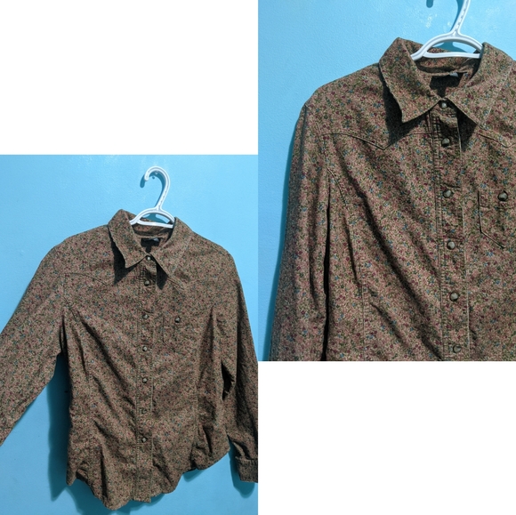 Jacob  floral corduroy top - Picture 7 of 7